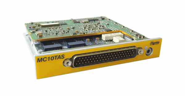 The MC10TAS cyber secure telemetry module.